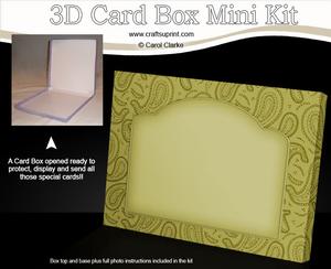 Paisley 5" x 7" Card Box Mini Kit