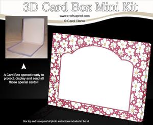 Flowers 5" x 7" Card Box Mini Kit
