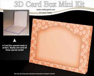 Pretty Floral C6 Card Box Mini Kit