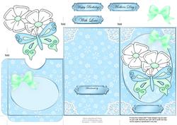 Fluttery Butterfly Lottery Wallet Card