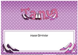 Birthday Tanya Large Dl Matching Large Dl Insert