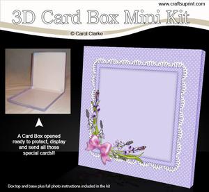 Bluebells 6 x 6 Square Card Box Mini Kit