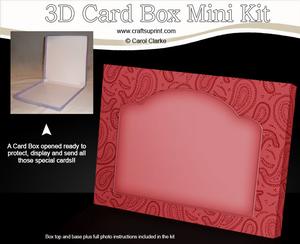 Paisley 5" x 7" Card Box Mini Kit