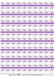 Pretty Digital Ribbons with Lace Edge