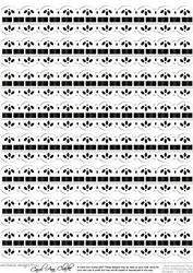 Pretty Digital Ribbons with Lace Edge