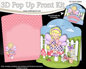 3D Fiz Fairy Pop Up Front Card Kit