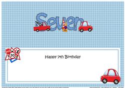 7th Birthday Large Dl Matching Large Dl Insert