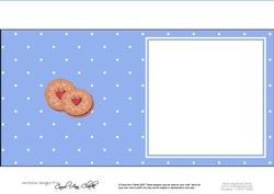 Jammy Dodgers Biscuits Birthday Matching Square Insert