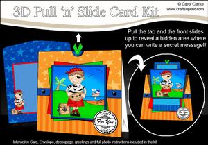 3D Pirate Joze Pull N Slide Kit with 3D Decoupage