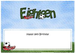 18th Birthday Large Dl Matching Large Dl Insert