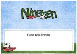 19th Birthday Large Dl Matching Large Dl Insert