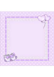 New Baby Maternity Leave 8 x 8 Matching Insert