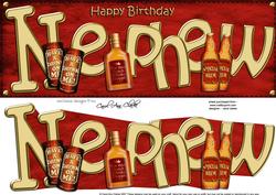 Birthday Nephew Large Dl 3D Decoupage