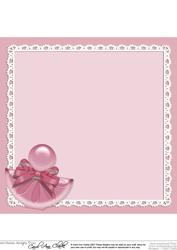 8 x 8 Perfume & Pearls Matching Square Insert Panel