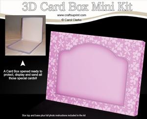Pretty Floral 5" x 7" Card Box Mini Kit