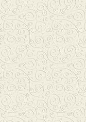 'cream Swirls Embossed' Backing Paper