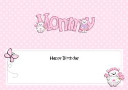 Birthday Mommy Large Dl Matching Insert