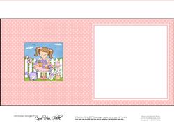 Liz's Flower Basket Matching Square Insert