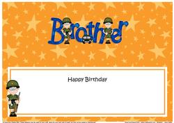 Birthday Brother Large Dl Matching Insert