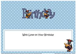 Birthday Large Dl Matching Insert