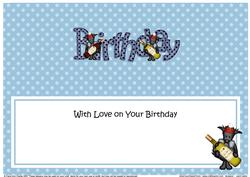 Birthday Large Dl Matching Insert