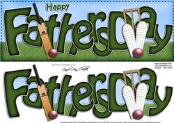 Fathers Day Large Dl Card N 3D Decoupage
