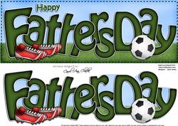 Fathers Day Large Dl Card N 3D Decoupage