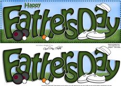 Fathers Day Large Dl Card N 3D Decoupage