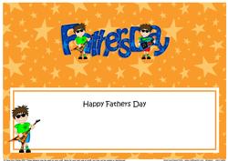 Fathers Day Large Dl Matching Insert
