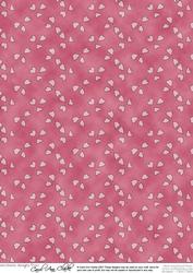 Pink Hearts Backing Paper