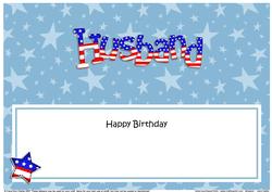 Usa Flag Birthday Husband Large Dl Matching Large Dl Insert