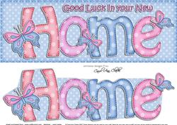 Large Dl New Home Quick Card 3D Decoupage