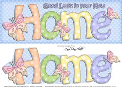 Large Dl New Home Quick Card 3D Decoupage