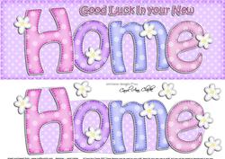 Large Dl New Home Quick Card 3D Decoupage