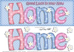 Large Dl New Home Quick Card 3D Decoupage
