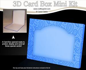 Paisley 5" x 7" Card Box Mini Kit