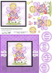 Fiz Fairy Quick Card with 3D Decoupage
