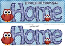 Large Dl New Home Quick Card 3D Decoupage