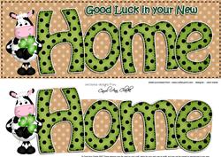Large Dl New Home Quick Card 3D Decoupage