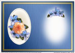 Flowers & Pearls Portrait Insert