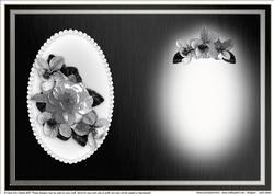 Flowers & Pearls Portrait Insert