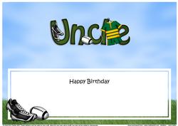 Birthday Uncle Large Dl Matching Insert