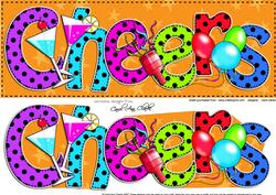 Large Dl Cheers Card & 3D Decoupage