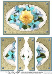 Flowers & Pearls Wavey Edged Side Stacker