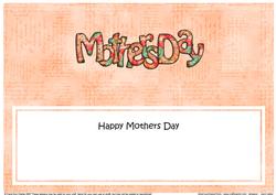 Mothers Day Large Dl Matching Insert