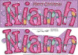 Xmas Large Dl Niamh Quick Card N 3D Decoupage