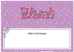 Xmas Niamh Matching Large Dl Insert