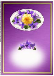 Flowers & Pearls Landscape Insert