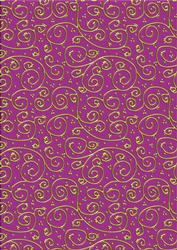 Sorbet 'gold/raspberry Metallic Swirls' Backing Paper