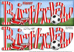 Happy Birthday Large Dl 3D Decoupage